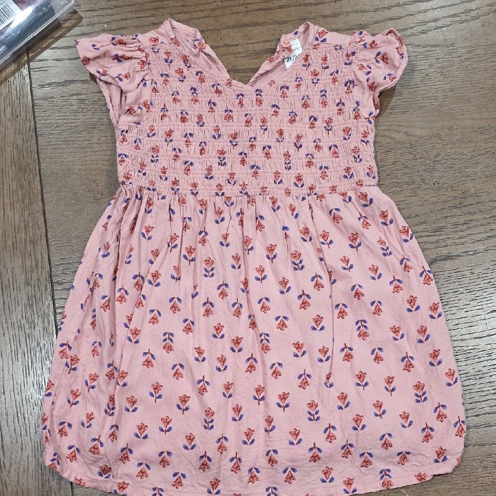 Carter's Pink Floral Casual Dress